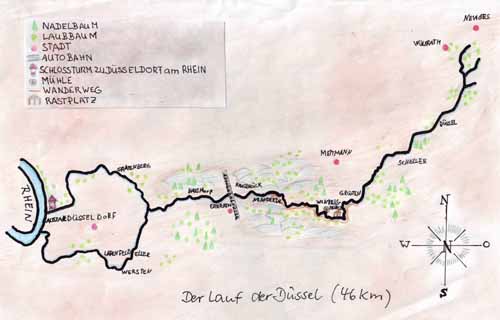 Der Lauf der Düssel