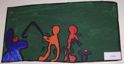 Angeln in der Toilette